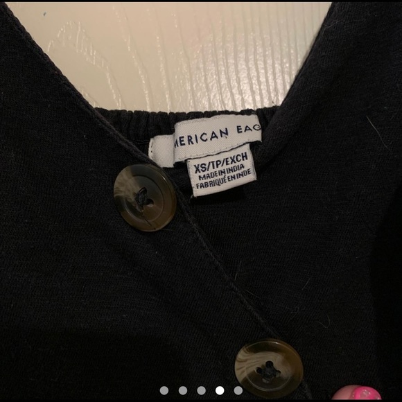 Super comfortable black cotton jumpsuit from American Eagle - Picture 4 of 4